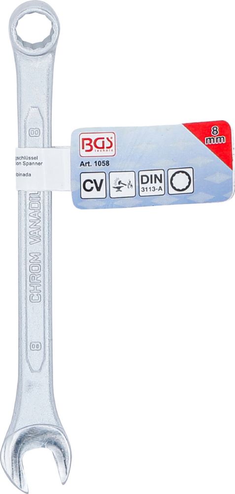 Produktbild BGS Maul Ringschlüssel 8 mm bild 5