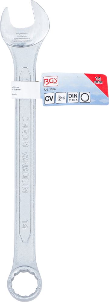 Produktbild BGS Maul Ringschlüssel 14 mm bild 5