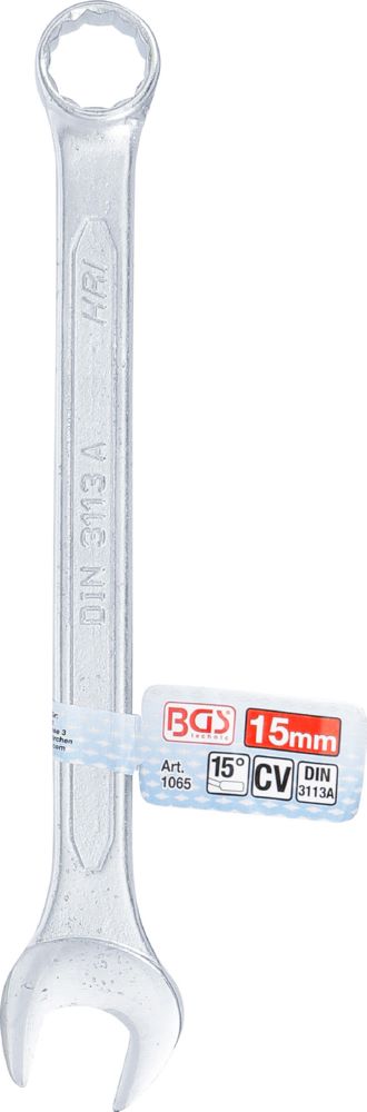 Produktbild BGS Maul Ringschlüssel 15 mm bild 5