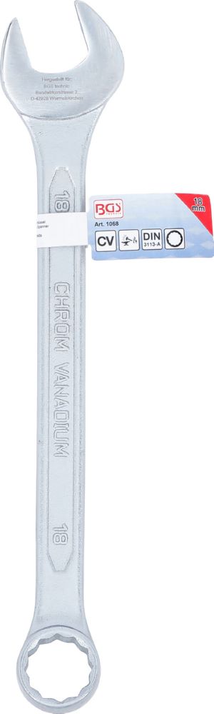 Produktbild BGS Maul Ringschlüssel 18 mm bild 5