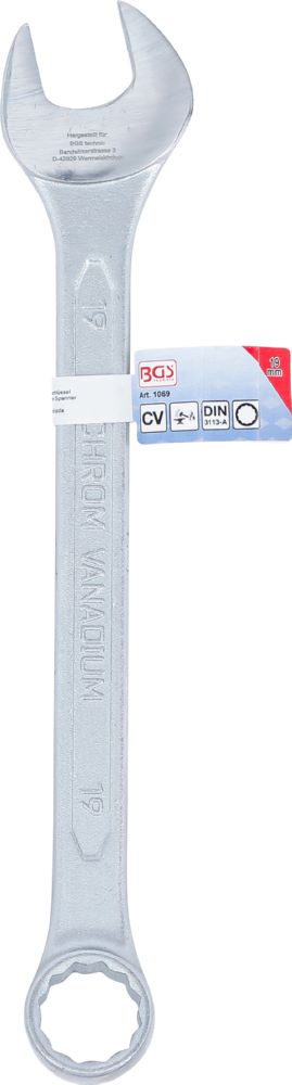 Produktbild BGS Maul Ringschlüssel 19 mm bild 5