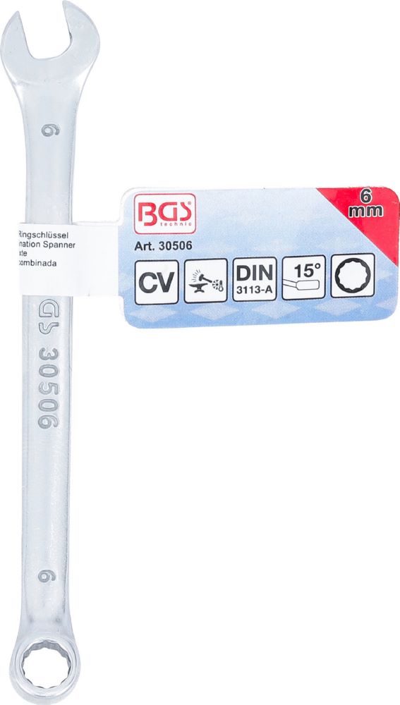 Produktbild BGS Maul Ringschlüssel 6 mm bild 4