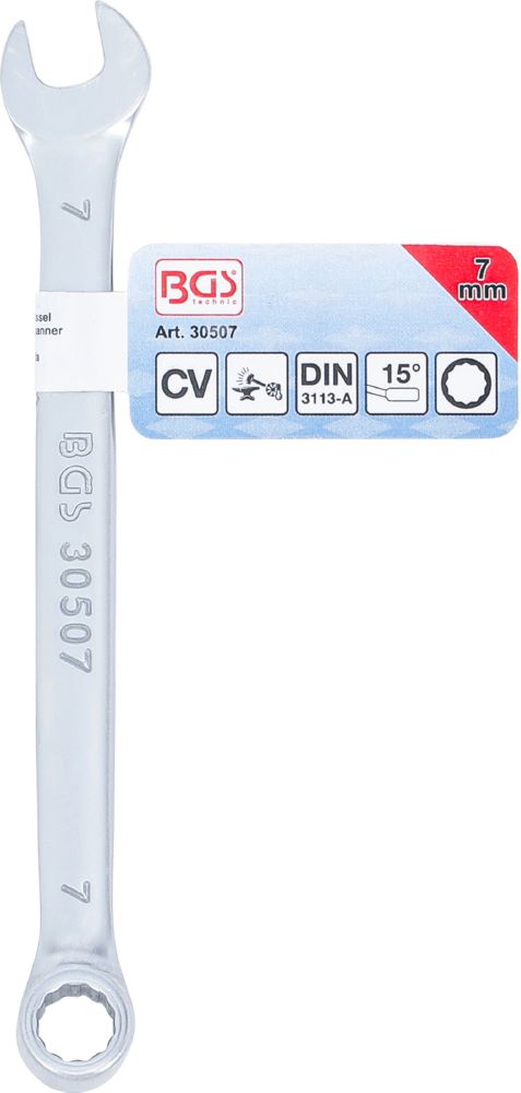 Produktbild BGS Maul Ringschlüssel 7 mm bild 4