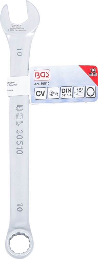 Produktbild BGS Maul Ringschlüssel 10 mm bild 4