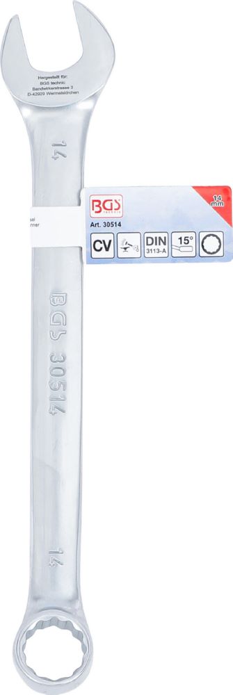 Produktbild BGS Maul Ringschlüssel 14 mm bild 4