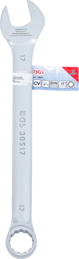 Produktbild BGS Maul Ringschlüssel 17 mm bild 4