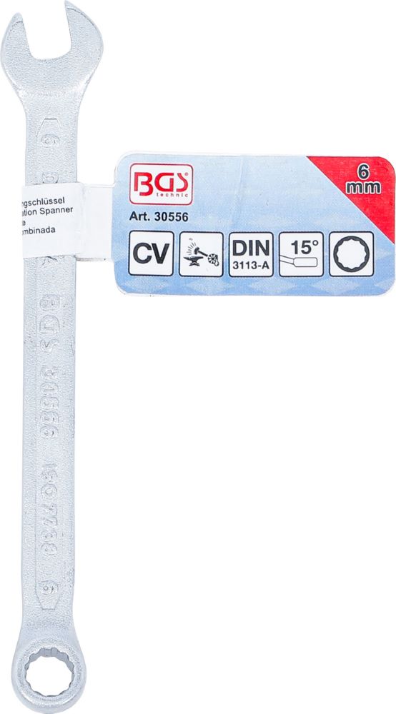 Produktbild BGS Maul Ringschlüssel 6 mm bild 5