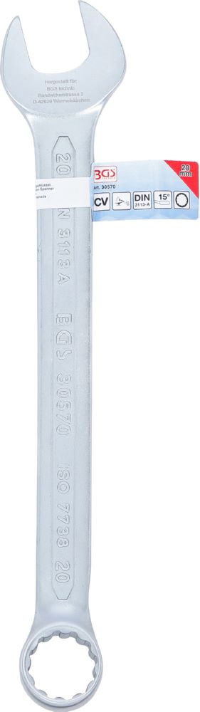 Produktbild BGS Maul Ringschlüssel 20 mm bild 5