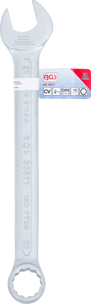 Produktbild BGS Maul Ringschlüssel 21 mm bild 5