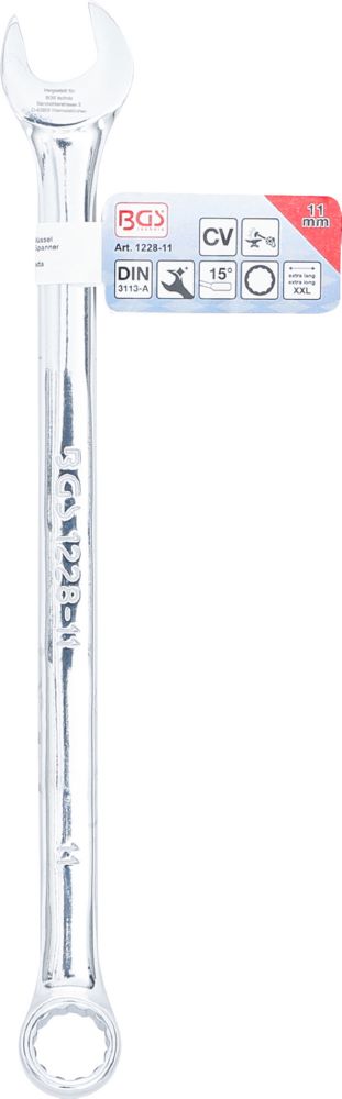 Produktbild BGS Maul Ringschlüssel extra lang 11 mm bild 5