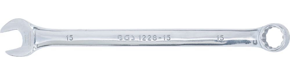 Produktbild BGS Maul Ringschlüssel extra lang 15 mm bild 4