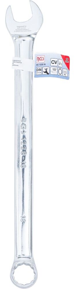 Produktbild BGS Maul Ringschlüssel extra lang 16 mm bild 5