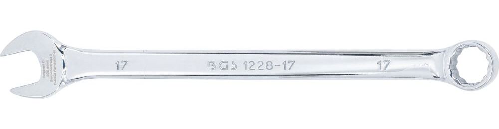 Produktbild BGS Maul Ringschlüssel extra lang 17 mm bild 3