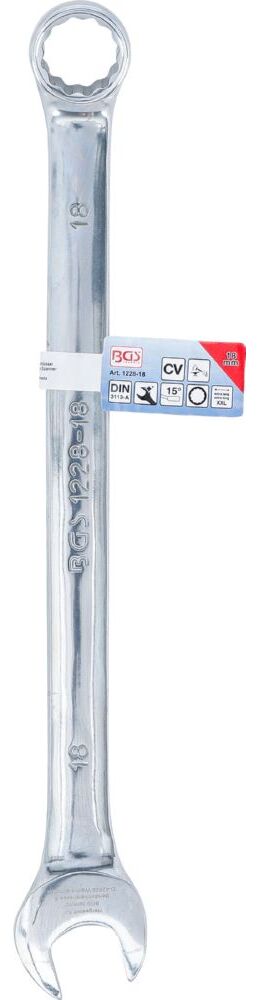 Produktbild BGS Maul Ringschlüssel extra lang 18 mm bild 5