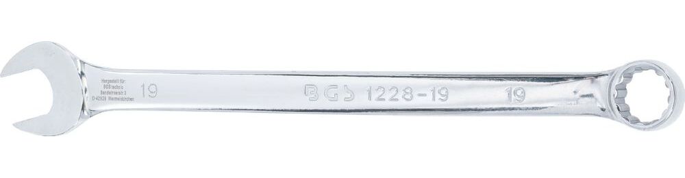Produktbild BGS Maul Ringschlüssel extra lang 19 mm bild 3