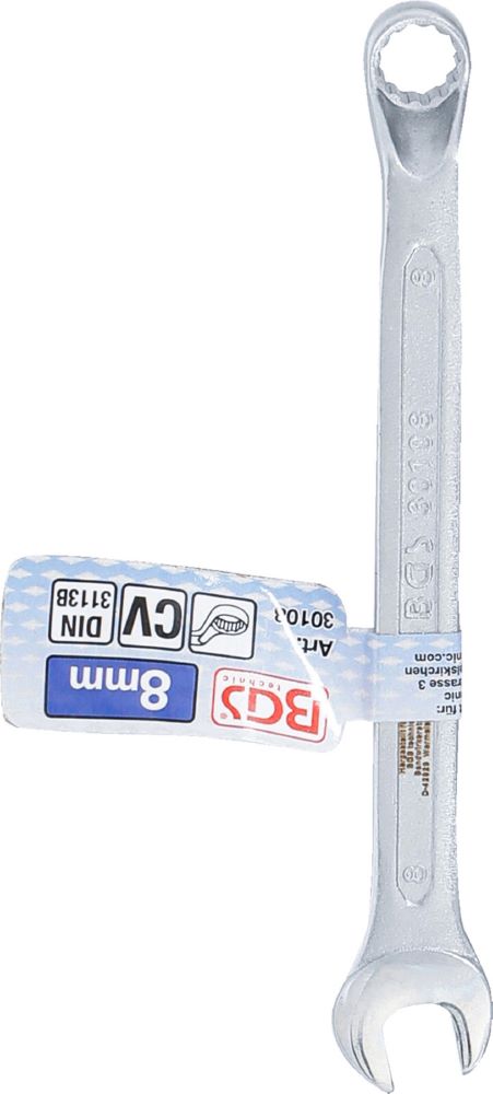 Produktbild BGS Maul Ringschlüssel gekröpft 8 mm bild 5