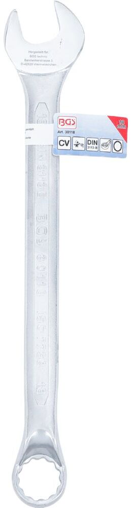 Produktbild BGS Maul Ringschlüssel gekröpft 18 mm bild 5