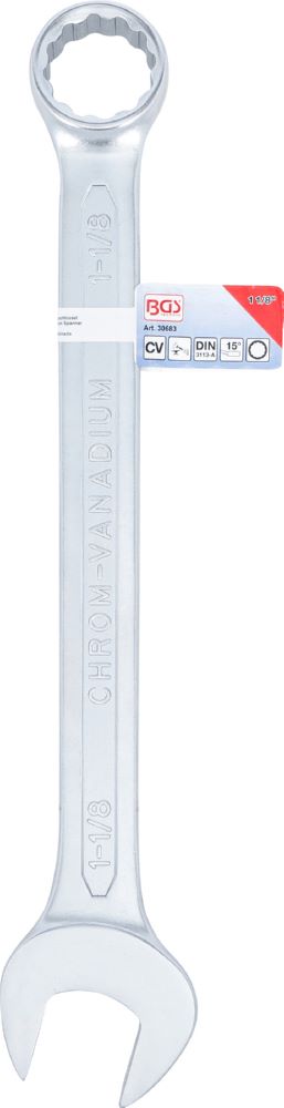 Produktbild BGS Maul Ringschlüssel SAE 1.1/8 Zoll bild 5