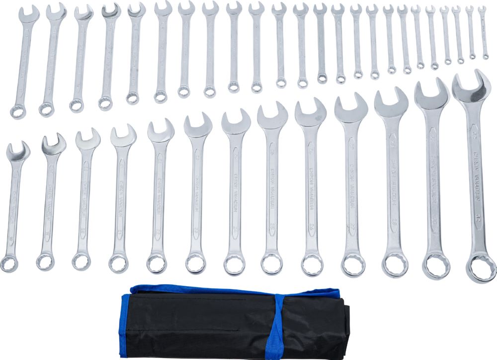 Produktbild BGS Maul Ringschlüssel Satz 6 - 32 mm 37 teilig bild 3