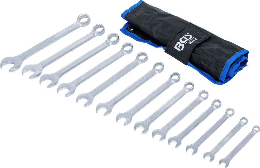 Produktbild BGS Maul Ringschlüssel Satz 8 - 21 mm 13 teilig Maulseite mit Ratschenfunktion bild 2