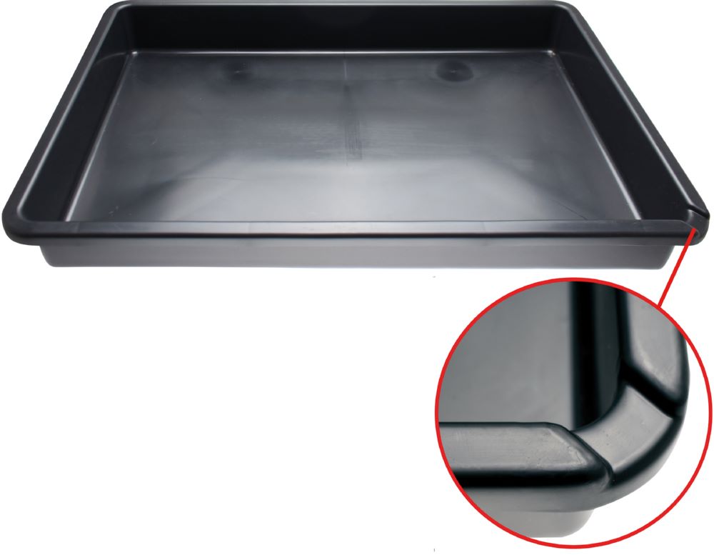 Produktbild BGS Mehrzweckwanne mit Ausgießer schwarz 50 Liter