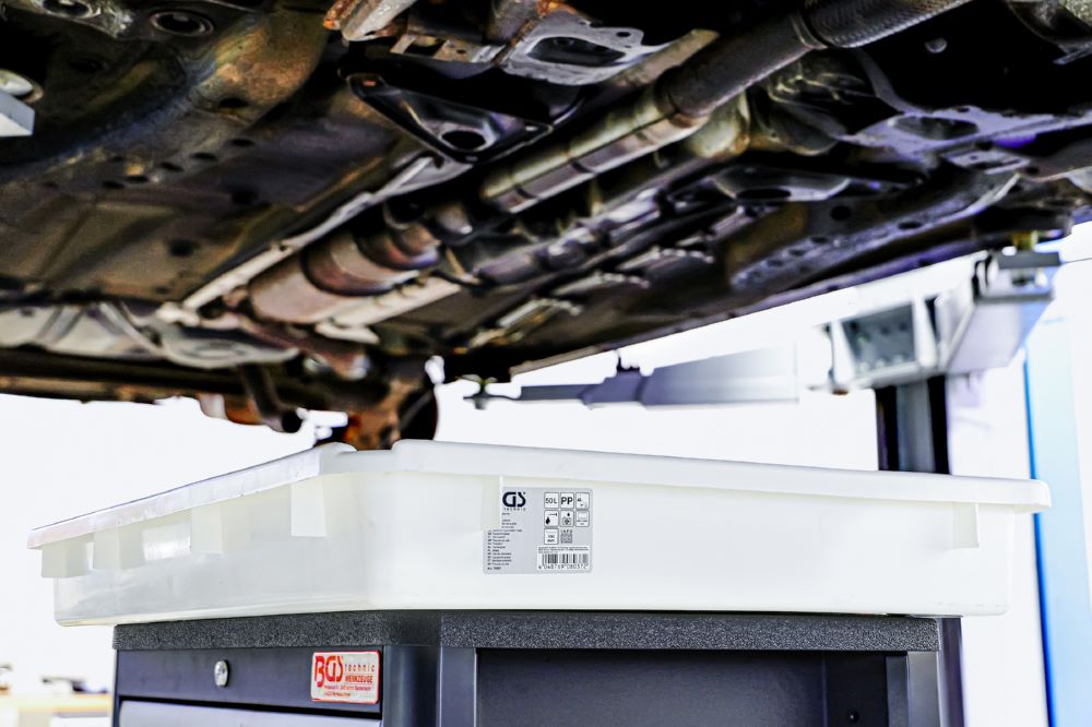 Produktbild Mehrzweckwanne mit Ausgießer weiß 50 Liter bild 2