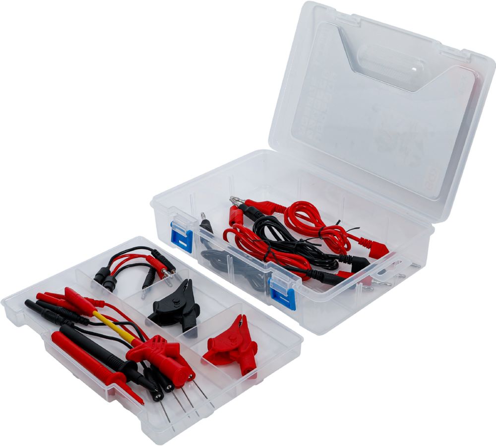 Produktbild BGS Messkabel und Prüfspitzen Zubehör Sortiment für Multimeter 15 teilig