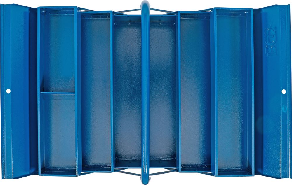 Produktbild Metall Werkzeugkasten leer 420 x 200 x 200 mm 5 Fächer bild 4