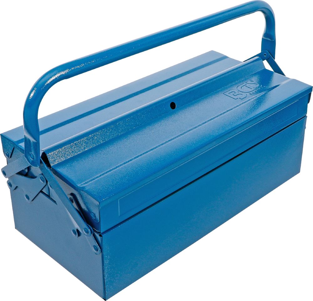 Produktbild Metall Werkzeugkasten leer 420 x 200 x 150 mm 3 Fächer bild 5