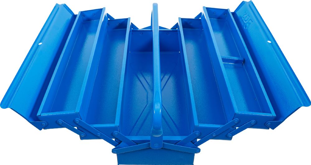 Produktbild BGS Metall Werkzeugkasten leer 530 x 200 x 200 mm 5 Fächer