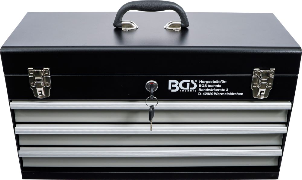 Produktbild Metall Werkzeugkoffer leer 3 Schubladen bild 4