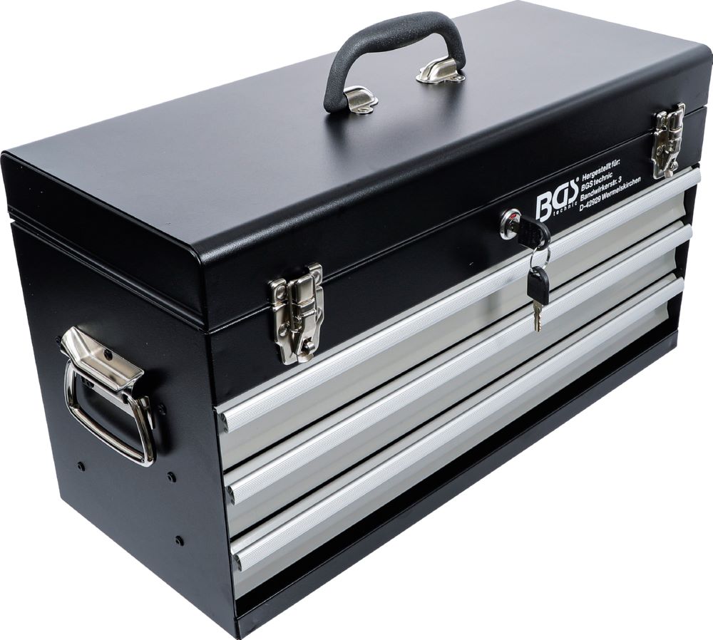 Produktbild Metall Werkzeugkoffer leer 3 Schubladen bild 5