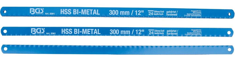 Produktbild Metallsägeblätter HSS flexibel 13 x 300 mm 10 teilig bild 2