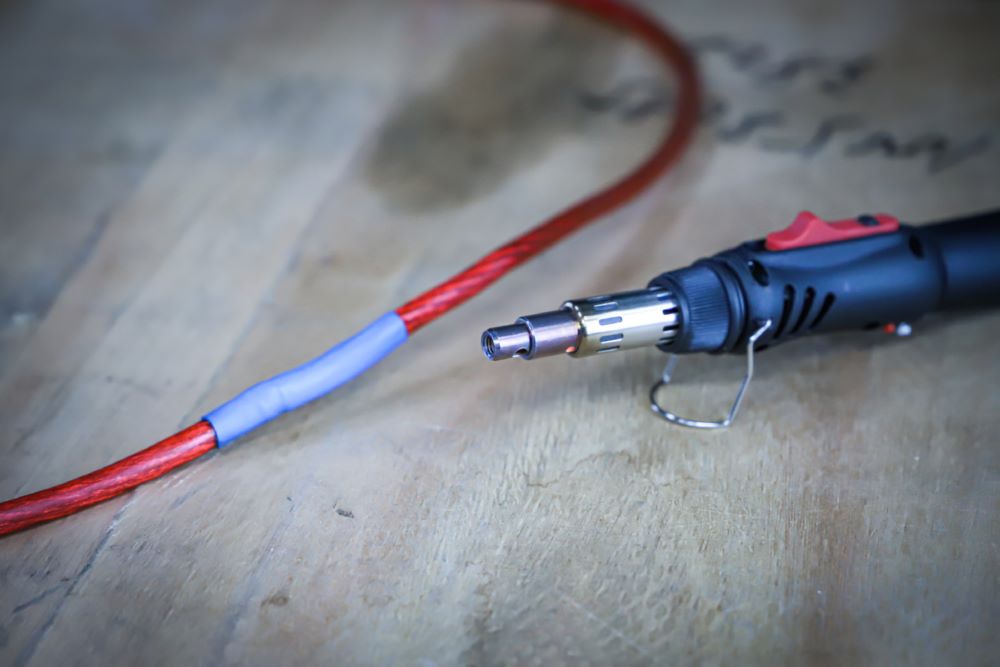 Produktbild Mini Heißgasbrenner mit Schrumpfschlauch mit Piezo-Zündung 162 teilig bild 3