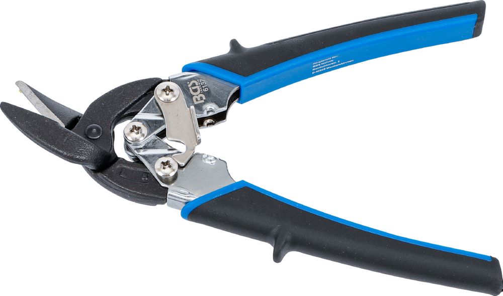 Produktbild BGS Mini Karosserie Blechschere linkschneidend 195 mm