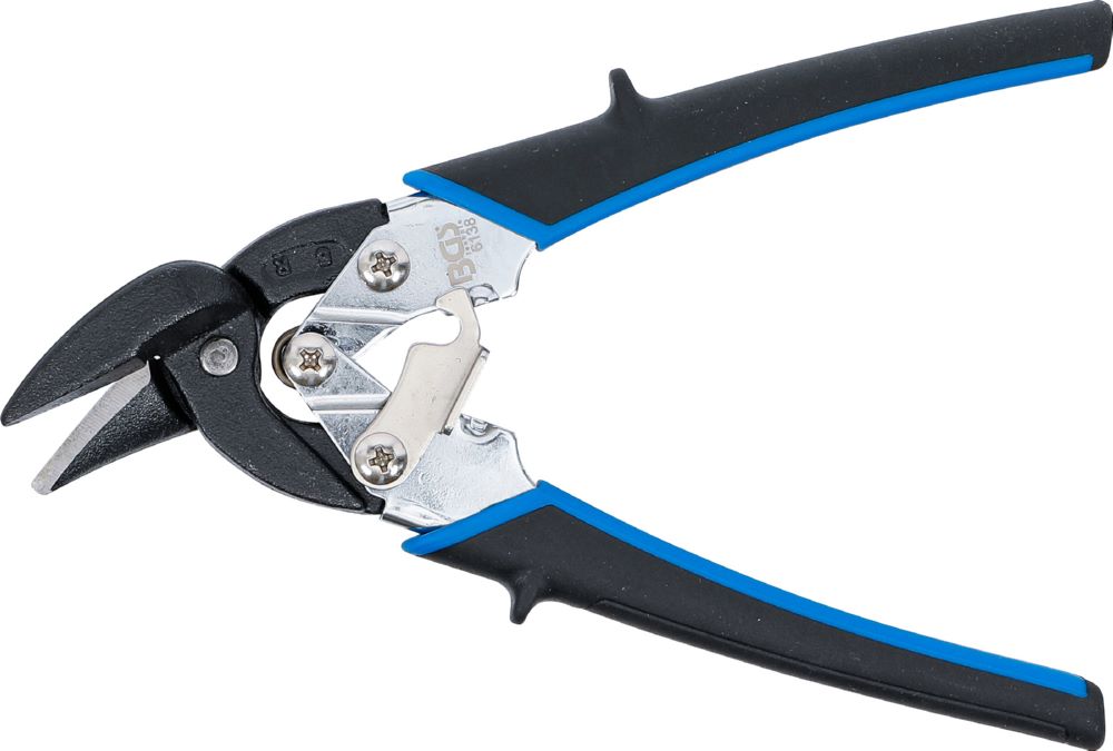 Produktbild BGS Mini Karosserie Blechschere rechtschneidend 195 mm bild 3