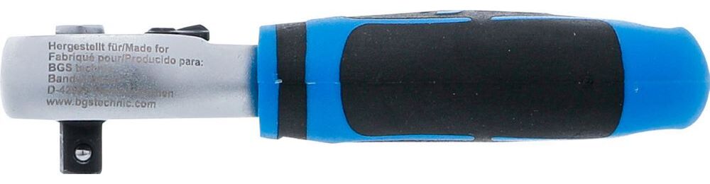 Produktbild Mini Umschaltknarre Abtrieb Außenvierkant 6,3 mm 1/4 Zoll bild 3