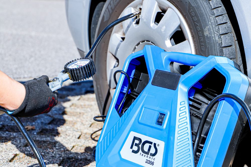 Produktbild BGS Mobiler Druckluft Kompressor 1100 W bild 3