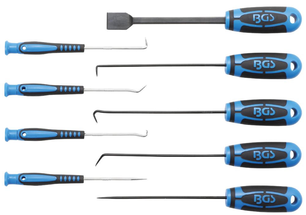 Produktbild BGS Nadel-, Haken und Schaber Satz 9 teilig