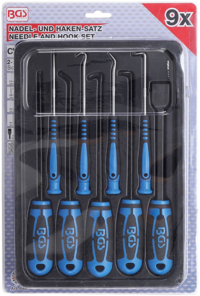 Produktbild BGS Nadel-, Haken und Schaber Satz 9 teilig bild 2