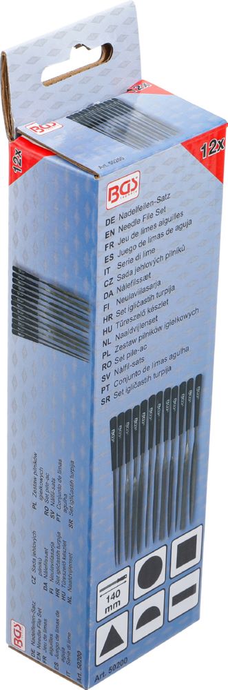 Produktbild BGS Nadelfeilen Satz 12 teilig bild 5