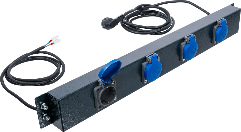 Produktbild BGS Netzversorgungsleiste 4-fach für Schrankwand-System