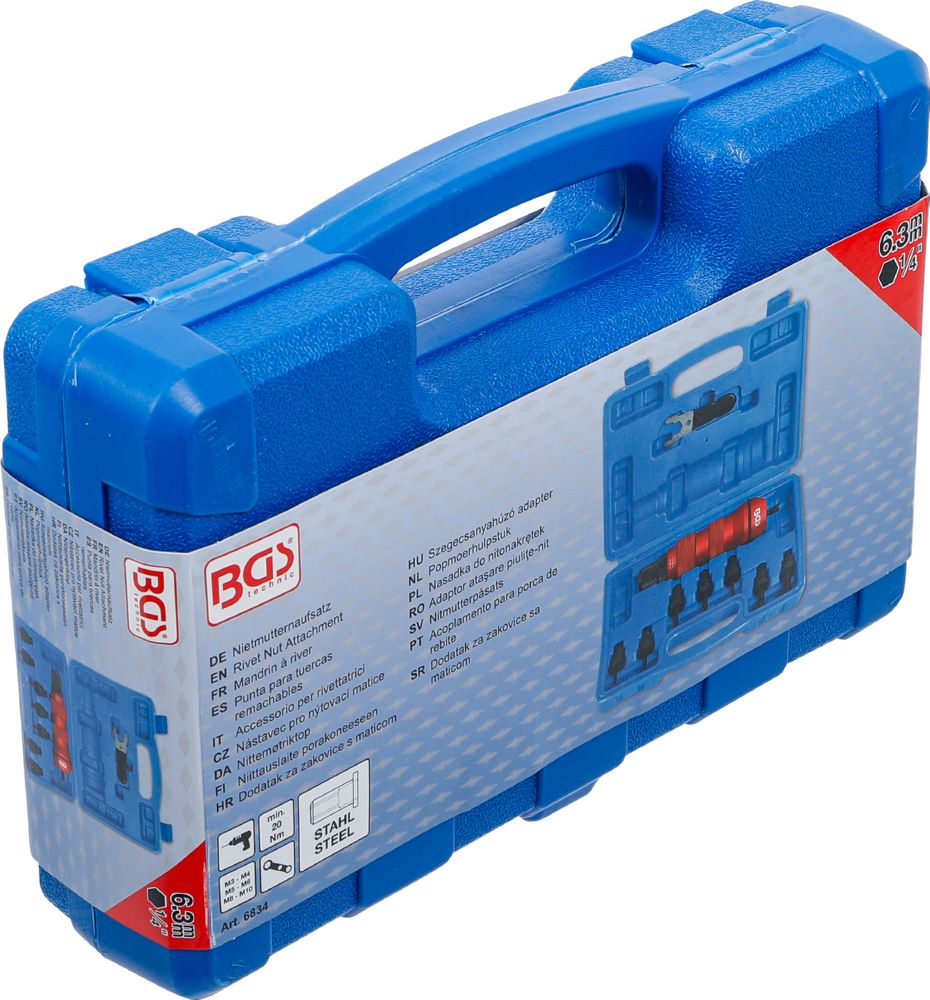 Produktbild Nietmutternaufsatz Metallausführung  M3 / M4 / M5 / M6 / M8 / M10 bild 6