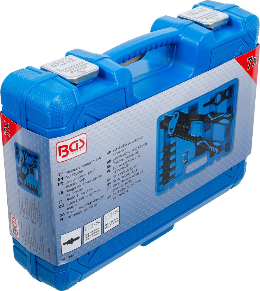 Produktbild Nietmutternzangen Satz M3 - M8 7 teilig bild 6