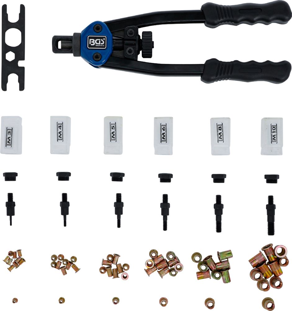 Produktbild Nietmutternzangen Satz M3 - M10 68 teilig bild 8