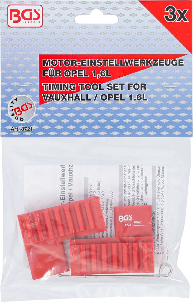 Produktbild BGS Nockenwellen Arretierwerkzeug für Opel 1.6 / 1.8 bild 4
