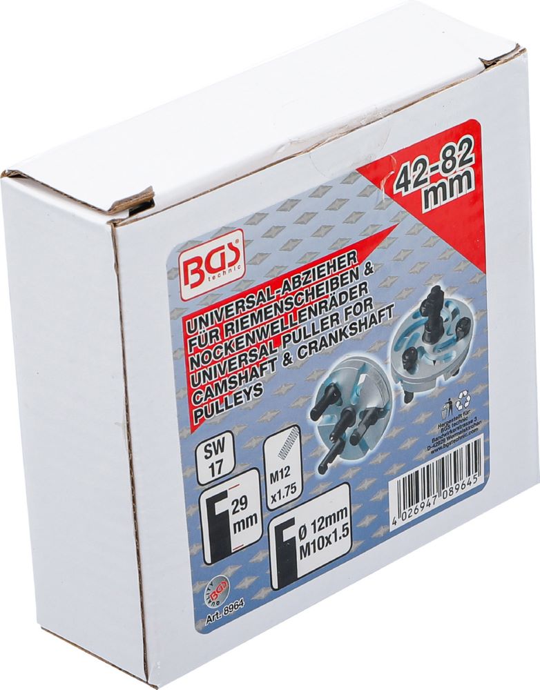 Produktbild BGS Nockenwellenrad und Riemenscheiben Abzieher 42 - 82 mm bild 4