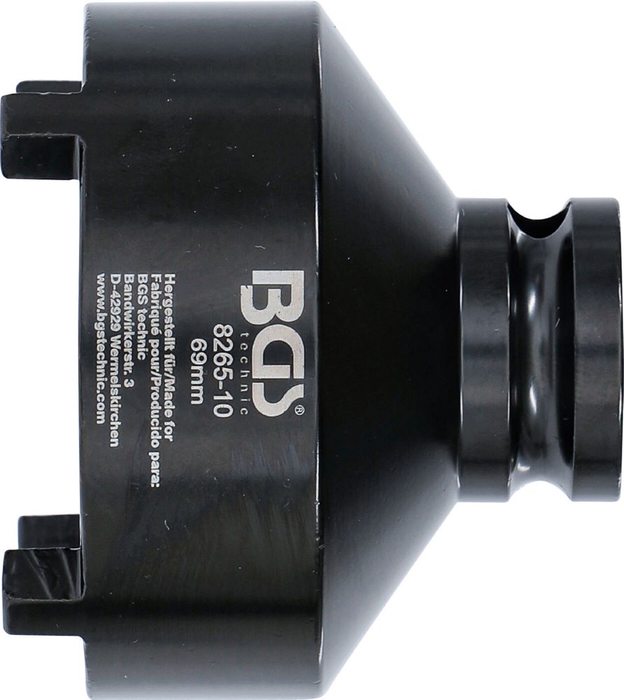 Produktbild Nutmutternschlüssel Zapfen außen liegend 69 mm KM8 bild 3