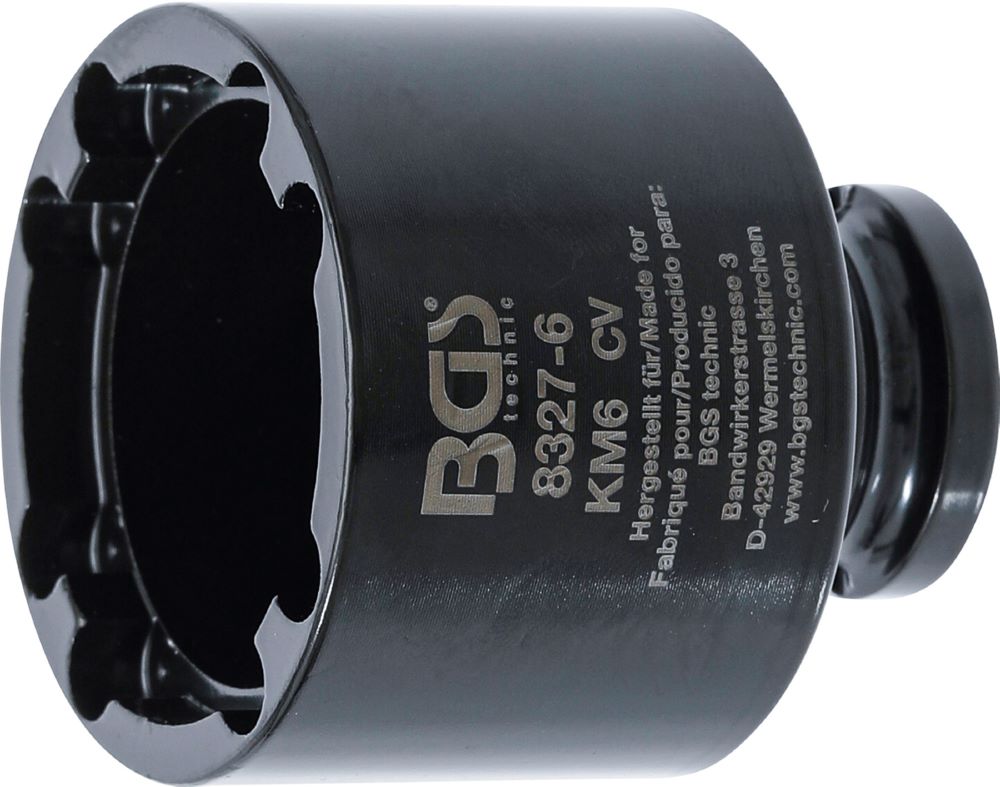 Produktbild BGS Nutmutternschlüssel Zapfen innen liegend KM6