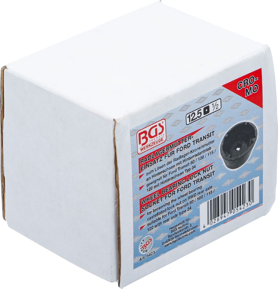 Produktbild BGS Nutmutternschlüssel Zapfen innen liegend für Ford Transit mit Achsen-Typ 34 bild 4